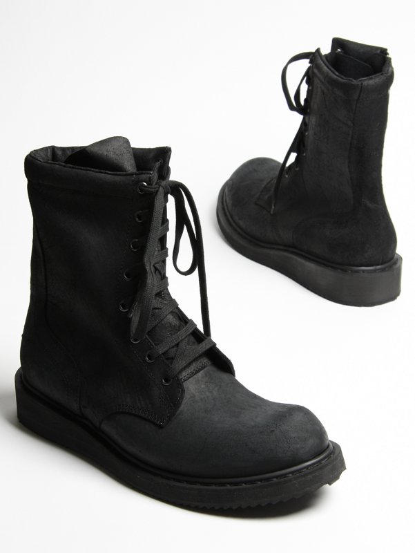 RICK OWENS Lace Up Boot