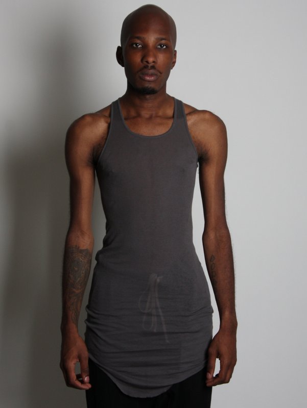 Rick Owens Semi-sheer Jersey Vest