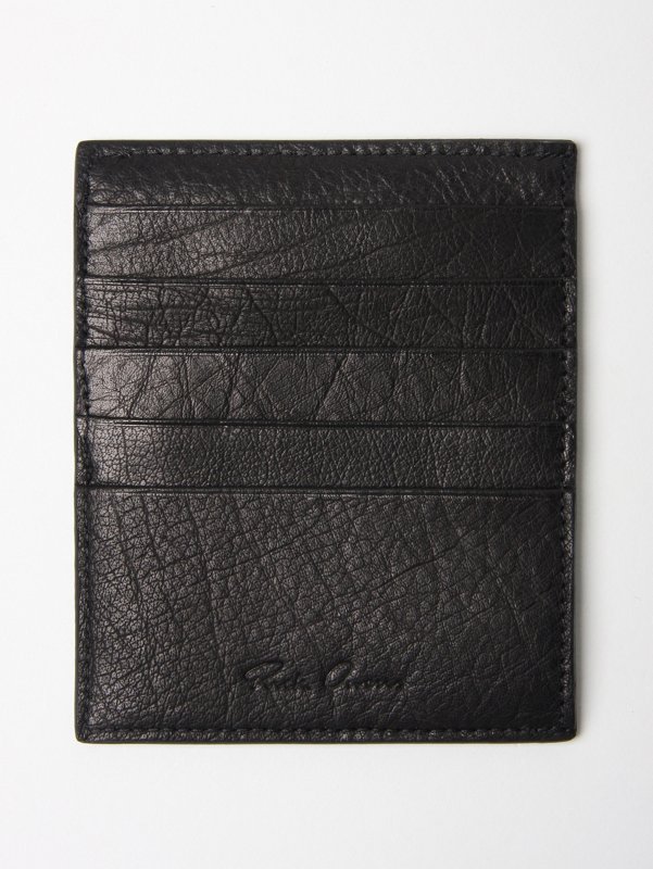 Rick Owens Leather Card Holder