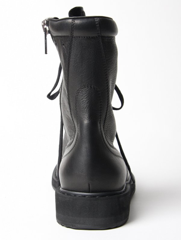 Rick Owens Leather Anfibio Boot