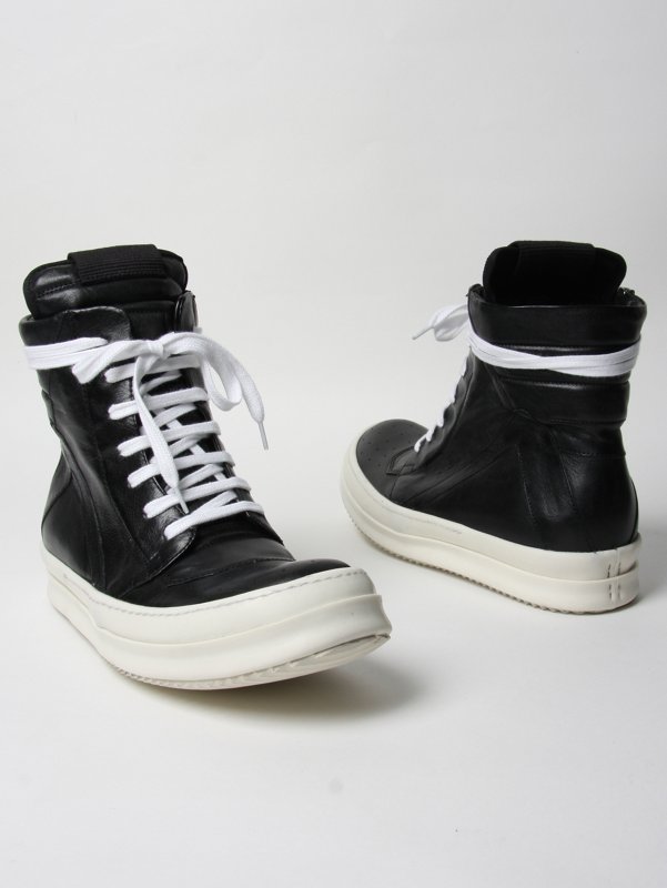 Rick Owens Monochrome Hi-Top
