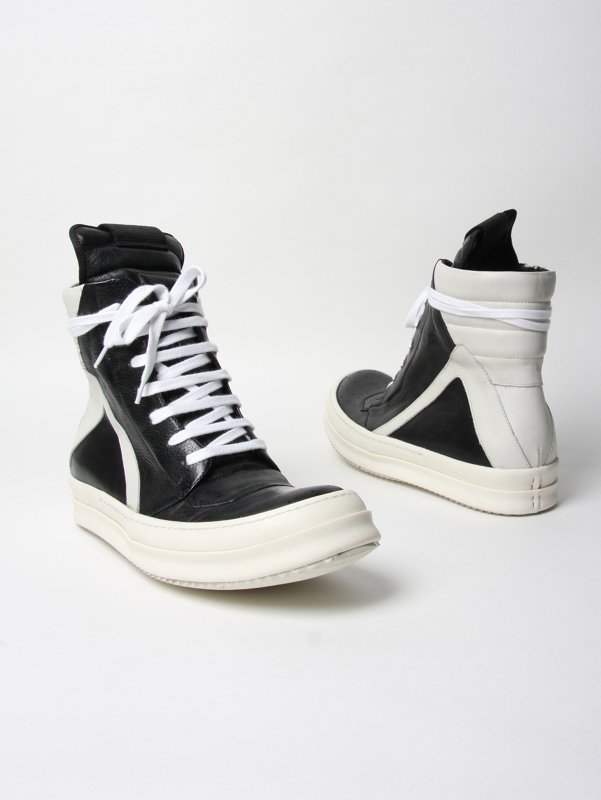 Rick Owens Monochrome Hi-Top