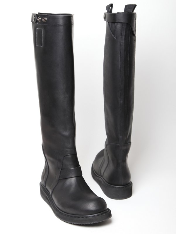 Rick Owens Anthem Men's Leather High Jack Boot