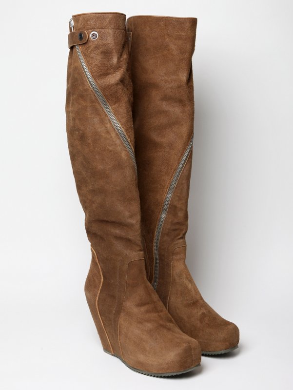 Rick Owens Men's Megacreeper High Wedge Boot