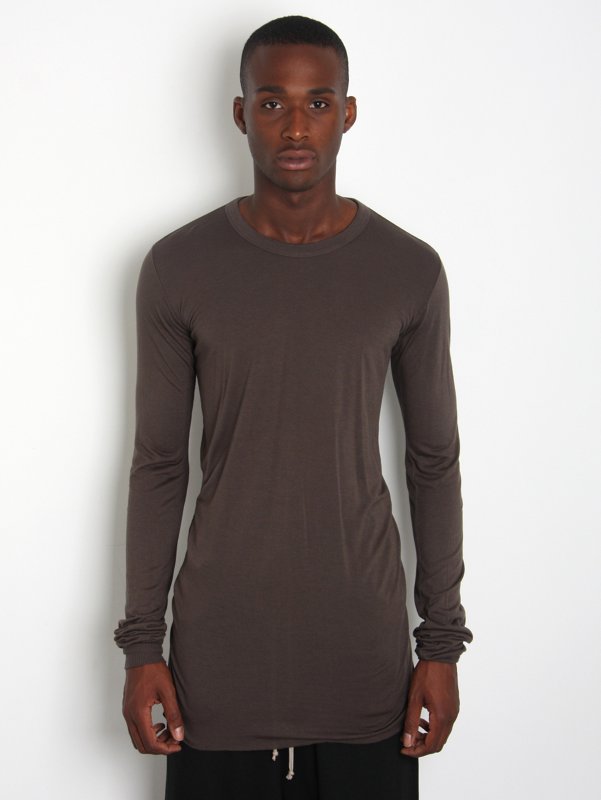 Long-Sleeved Crew Neck T-Shirt