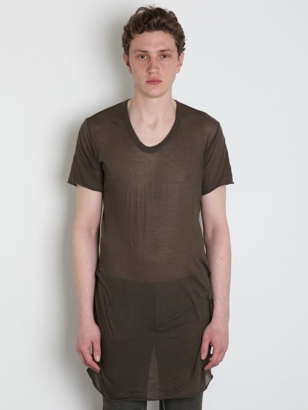 Rick Owens Mens V-Neck T-Shirt