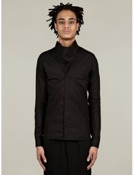 Men's Megacoel Black Cotton Shirt