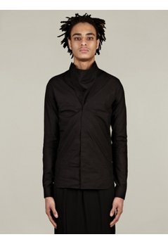 Men's Megacoel Black Cotton Shirt