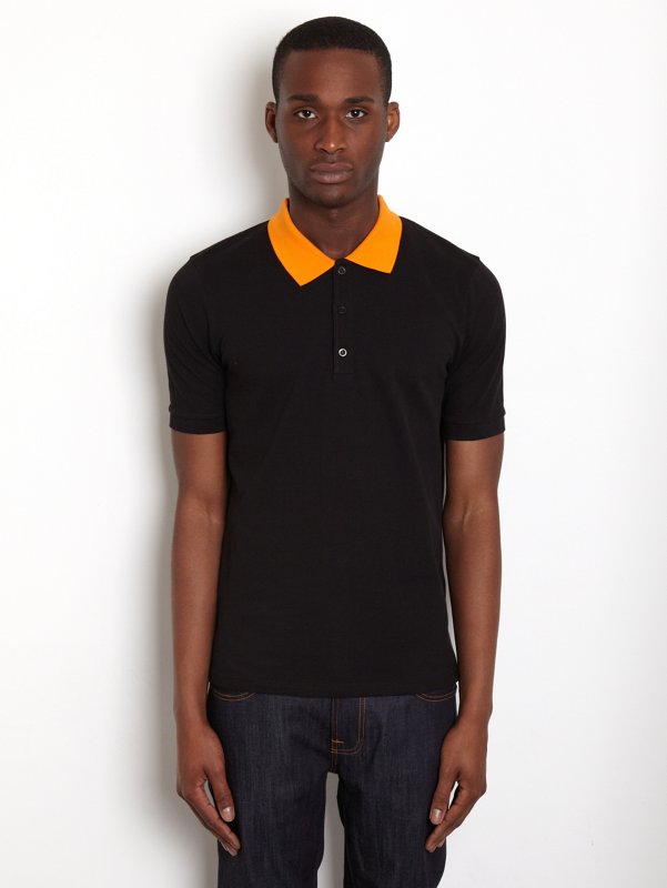 Raf Simons 1995 Men's Contrast Collar Polo