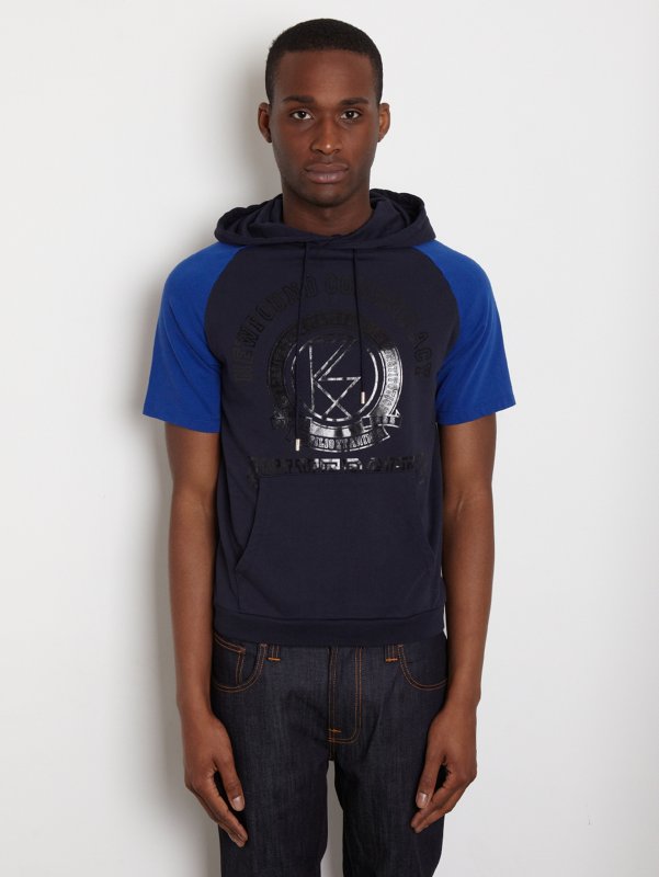 Raf Simons 1995 Men's Short Sleeve Hooded Sweat