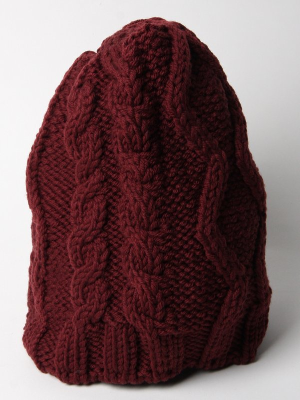 'aT Oversize Cable Beanie Hat