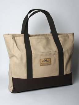 Carry All Bag with Zip: Beige