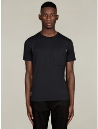 Men's Navy Logo Cotton T-Shirt