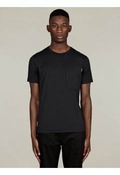 Men's Navy Logo Cotton T-Shirt