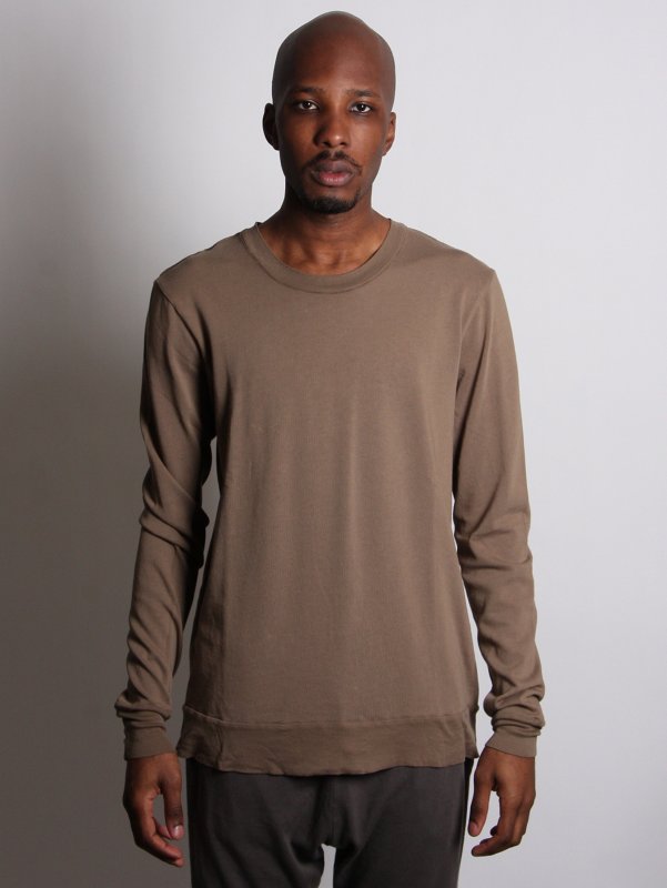 SILENT Slim Crew Neck Sweater Standard Length