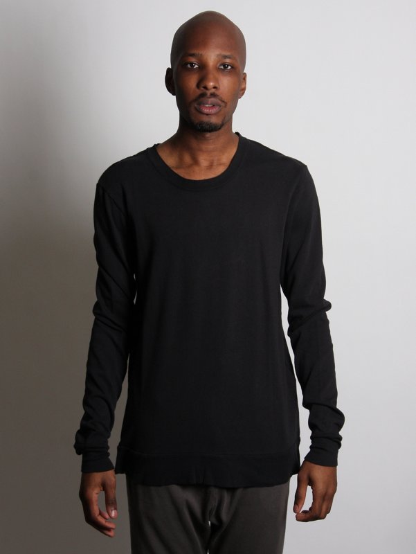 SILENT Slim Crew Neck Sweater Standard Length