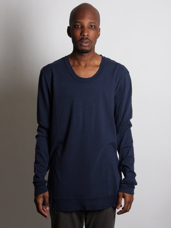 SILENT Loose Oval Neck Sweater Standard Long