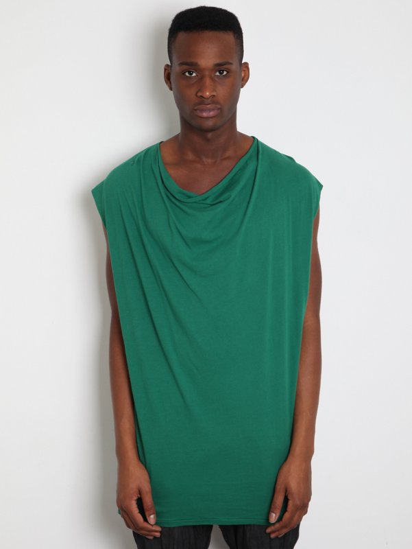 SILENT By Damir Doma Men's Thim Cowl Neck Top