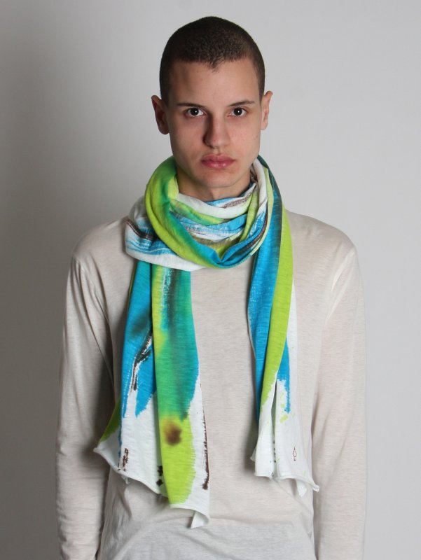 Side Slope Knitted Muffler