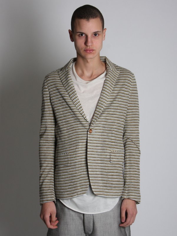 Side Slope Knitted Jacket