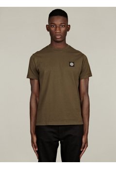 Men's Green Basic Cotton T-Shirt