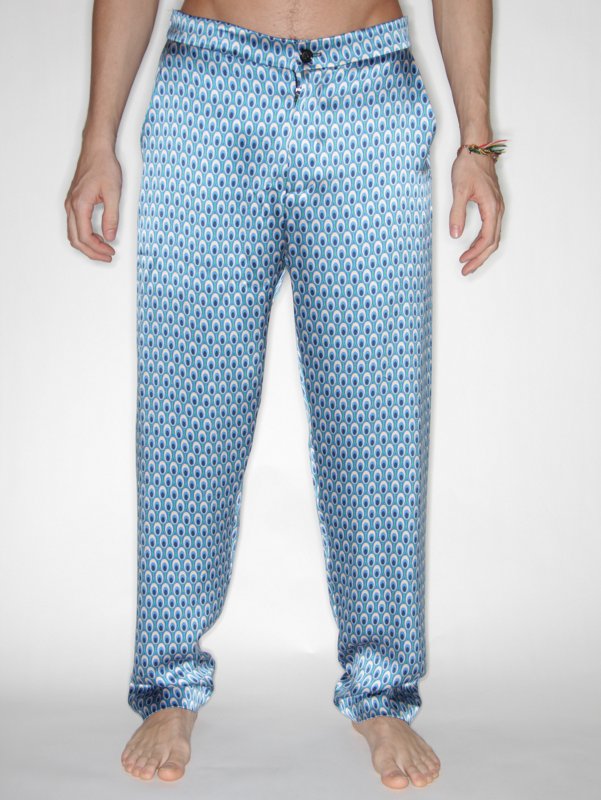 SATYENKUMAR Pyjama Trouser (Oval Print)