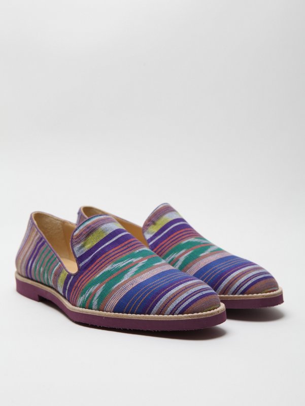 T & F Slack Men's Ikat Slip On Shoe with Micro Sole