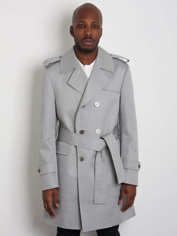 Thom Browne Double Breasted Unconstructed Trench Mac 