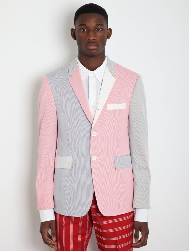 Thom Browne Men's Classic Fun Mix Pincord Jacket