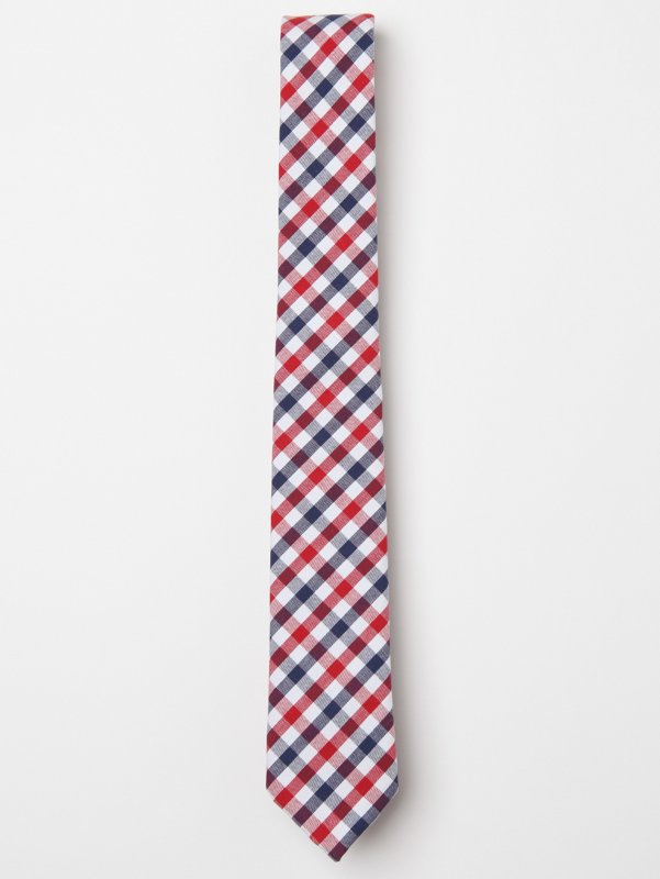 Thom Browne Men's Classic Gingham Tie