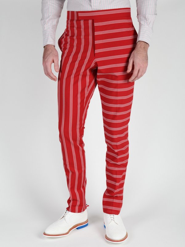 Thom Browne Men's Backstrap Stocking Trouser