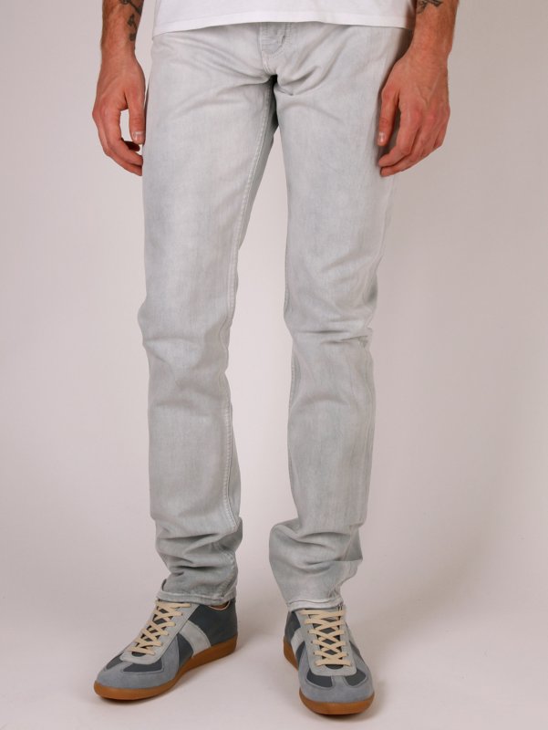 Thvm Atelier Men's Bone Two Tone Tapered Jeans