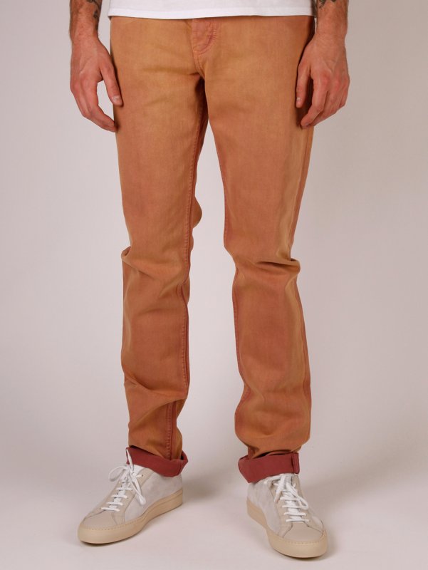 Thvm Atelier Men's Nectar Two Tone Tapered Jeans