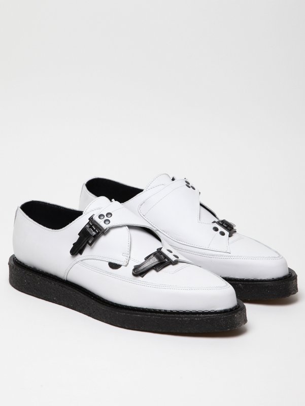 Mugler Men's Buckled Creeper