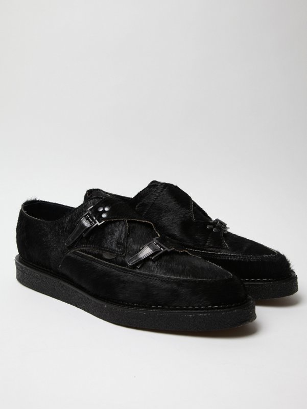 Mugler Men's Pony Hair<br /> Buckled<br /> Creeper