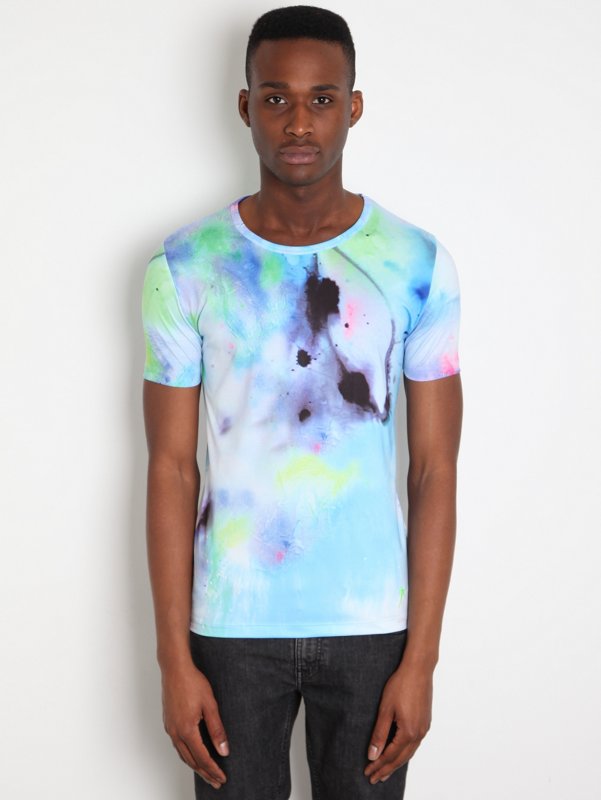 Mugler Men's All Over Print T-Shirt