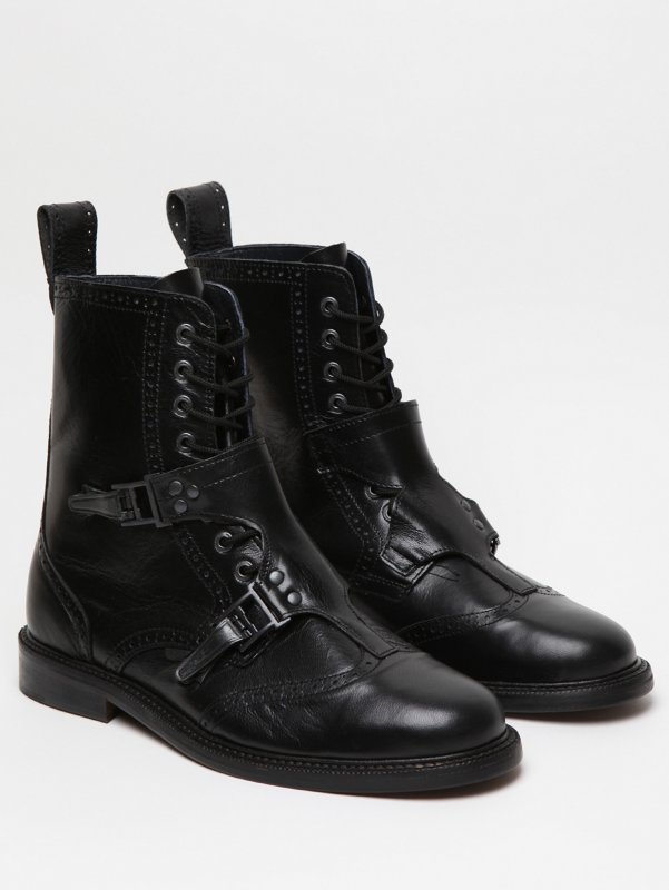 Underground for Mugler Men's Buckled Brogue Boot