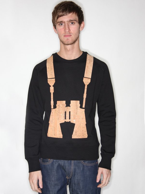 TO-ORIST Binoculars Cork Sweatshirt