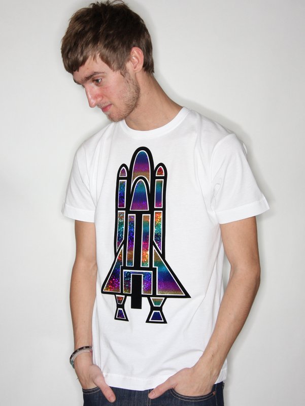 to orist Rocket Holographic T-Shirt``