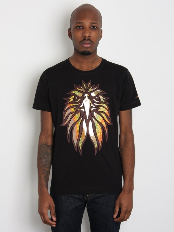 To-orist Gold Hologram Pheonix T-Shirt