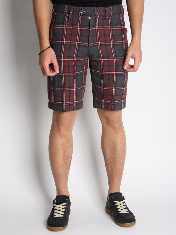 Ts(s) Linen Check Shorts 1