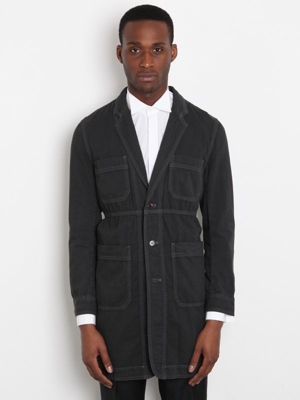 Undercover Men's Long Cotton Coat