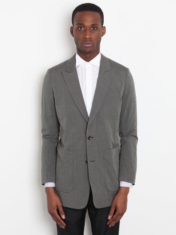 Undercover Men's Paper And Cotton Long Formal Jacket