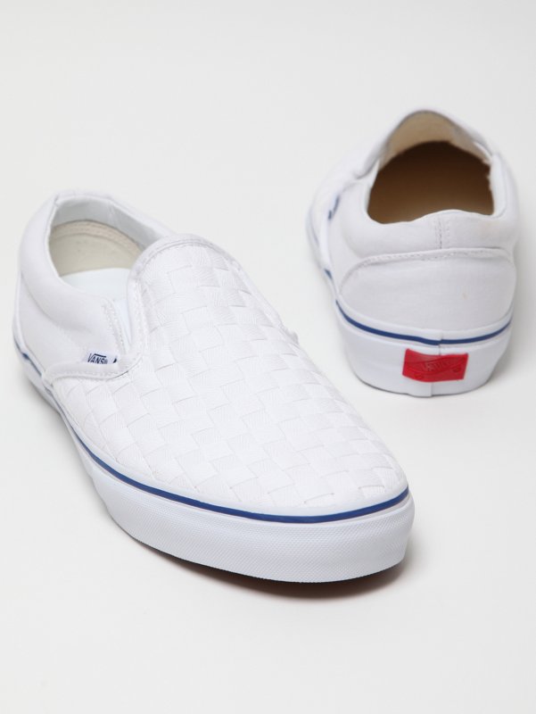 Vans Vault LX Woven Check Slip On Trainer