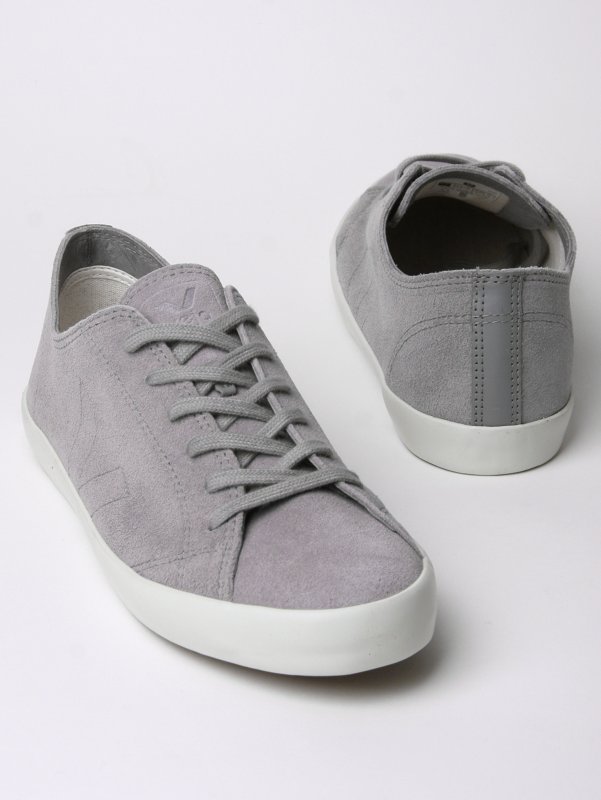 Veja Men's Indigenos Grey Stone Low Top Trainers, Exclusive Colourway