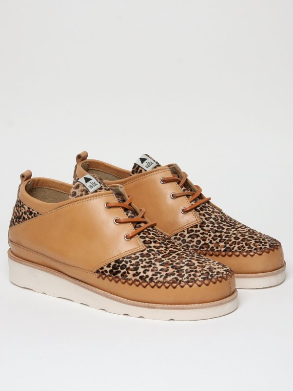 Volta Men's Pony Hair Animal Print Shoe
