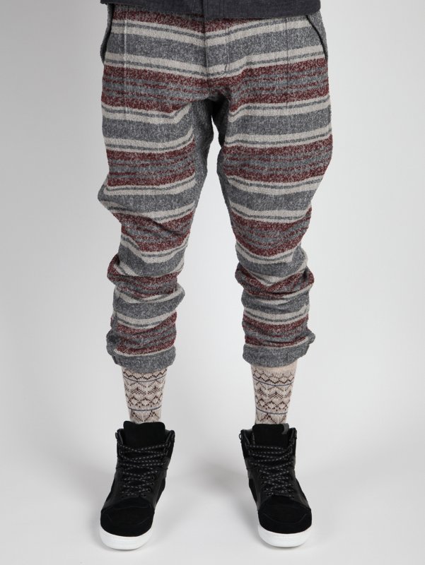 White Mountaineering Men's Ring Yarn Knickerbockers