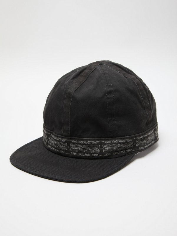 White Mountaineering Men's Wax Coated Embroidered Hat
