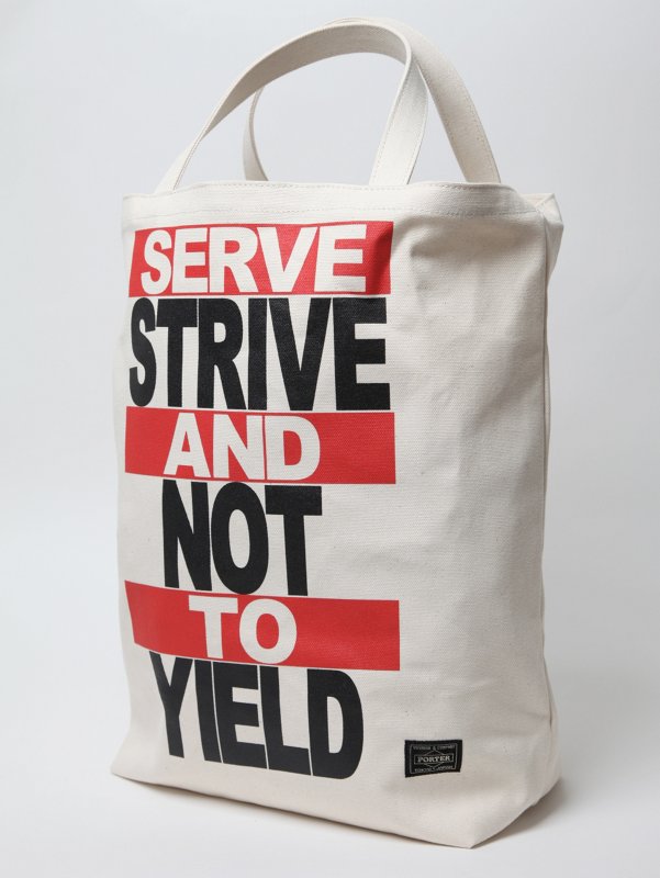 White Mountaineering x Porter Printed Messenger Tote Bag