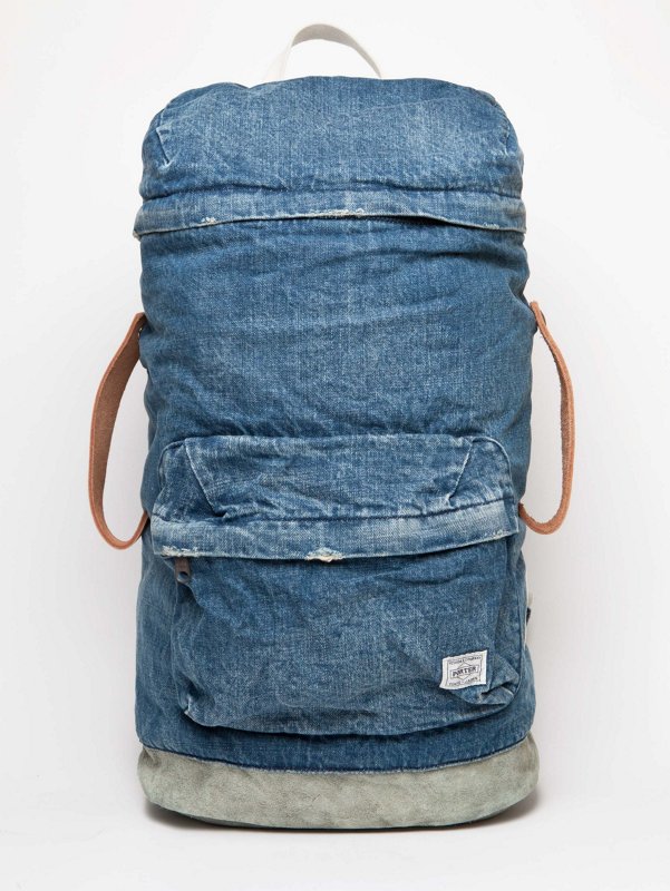 White Mountaineering x Porter Men's Used Denim Backpack
